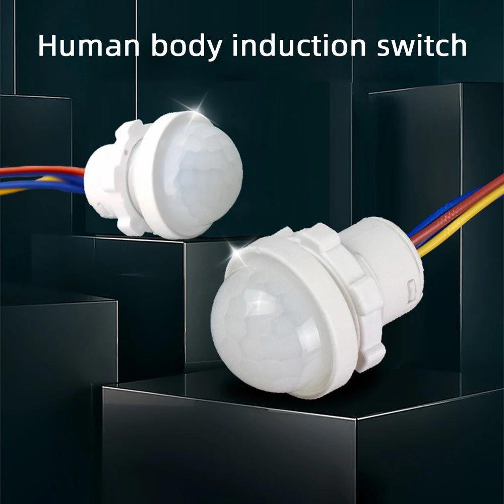 DC12-24V AC110-240V LED Closet PIR Sensor Detector Smart Switch LED PIR Infrared Motion Sensor Detection Automatic Light Switch Oasis Select