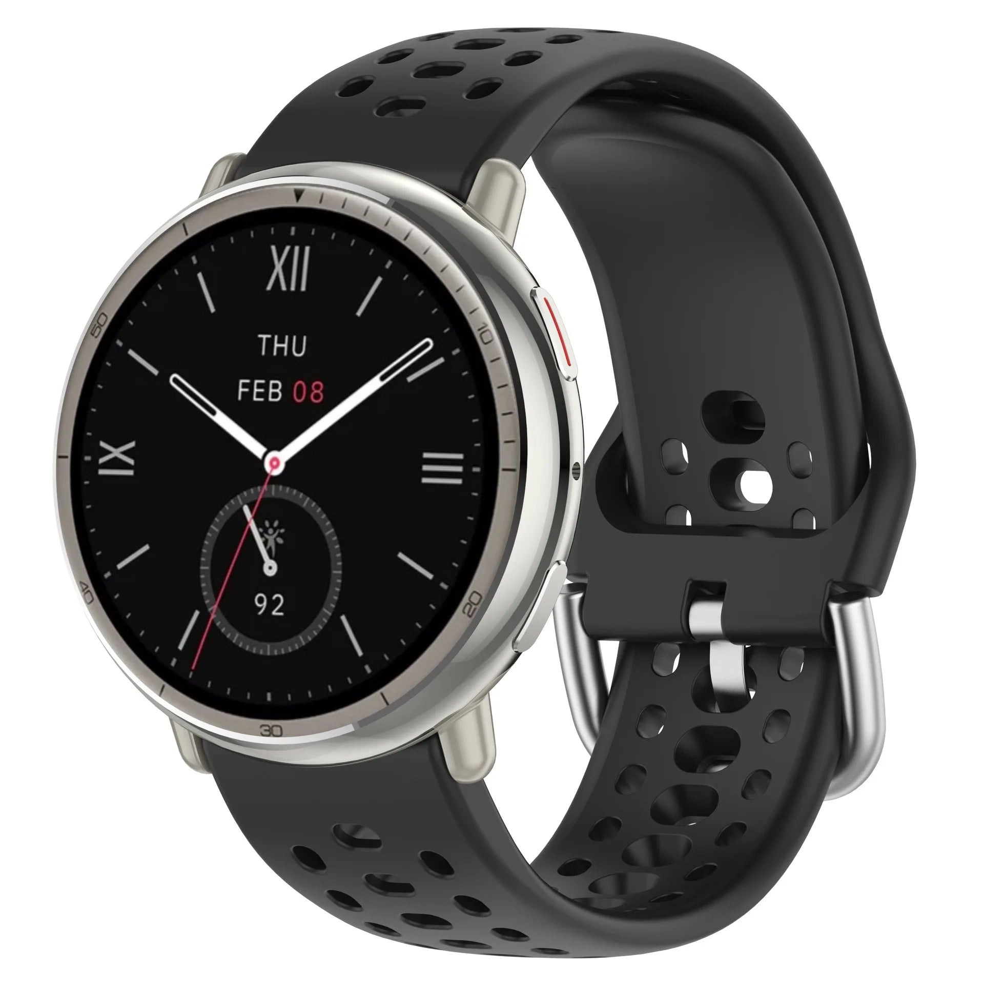 Silicone Strap for Amazfit Active 2 – Breathable 20mm Band Smartwatch Band Oasis Select