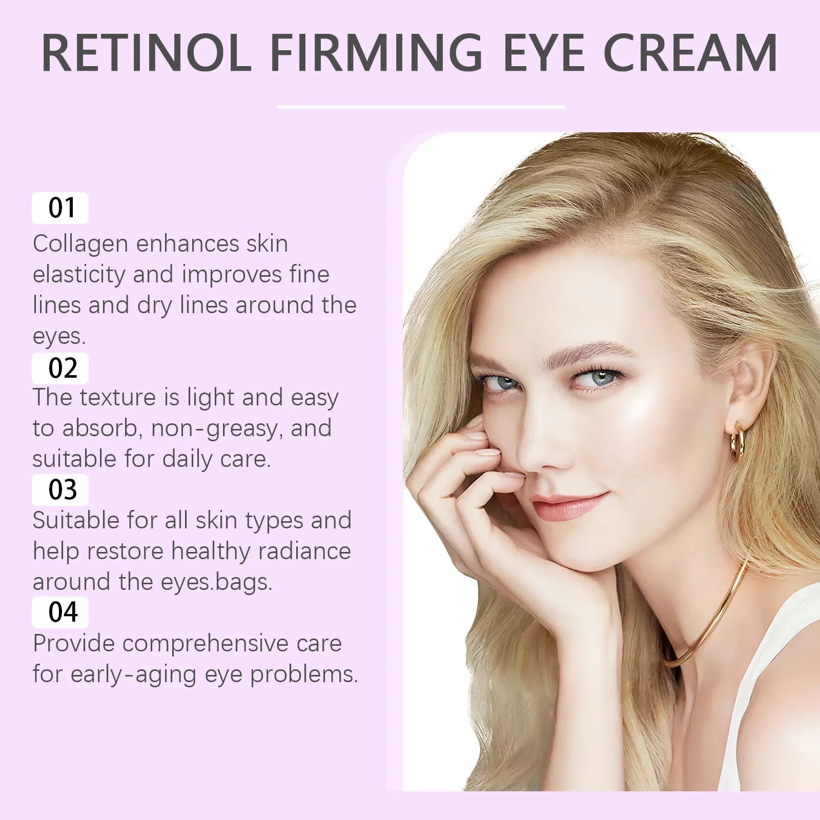 Hoygi Retinol Eye Cream – Dark Circles, Puffiness & Fine Lines Retinol Eye Cream Oasis Select