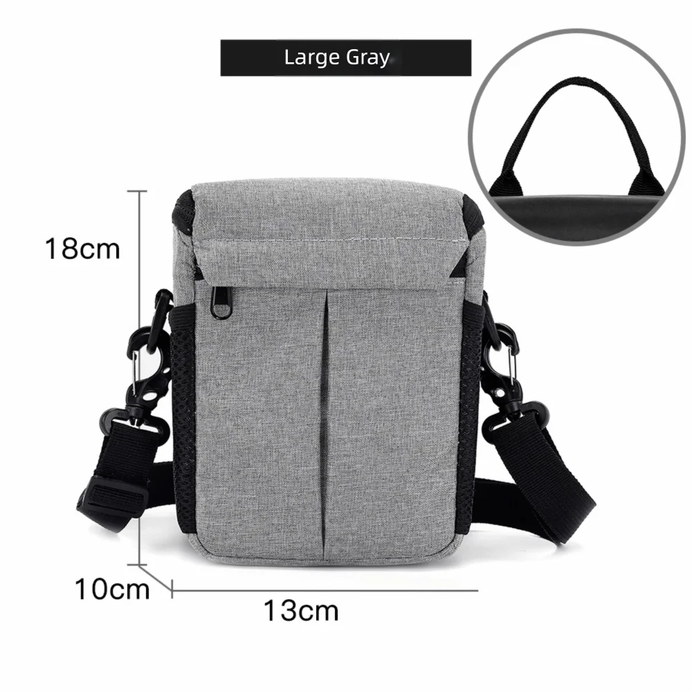 Protective Bag Camera Bags Single-Shoulder Waist Pouch DSLR Pouch Carring Case Lightweight Camera Lens Case For Photographic Oasis Select Grey large