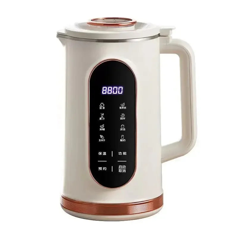 1500ml Soy Milk Maker & Blender | 10-Blade, 12 Functions