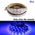 DC5V USB LED Strip Light RGB 2835 Flexible Lamp USB Cable 3 Key Control 5V 0.5M 1M 2M 3M 4M 5M Desk Screen TVBackground Lighting Oasis Select USB Line Blue 3m