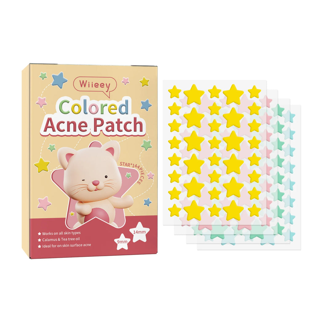 Pimple Patch Invisible Clear Facial Acne Patch Covering Acne and Blemishes Cloud Circle Moon Stars Love Shaped Pimples Patches Oasis Select Star