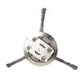 Universal Weed Brush Head 3/6 Cutter Steel Wire Wheel Grass Trimmer Head Removal Moss Rust Lawn Mower Grass Trimmer Heads 1-5PCS Oasis Select 3 Cutter United States