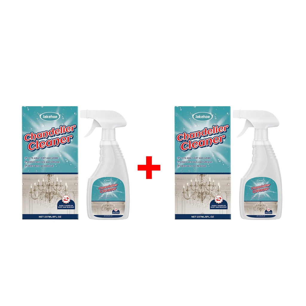 Chandelier Cleaner Spray Removes Dust and Grime Restores Sparkling Shine No Residue Cleaning Glass Dust Lamp Care Oasis Select 2pcs