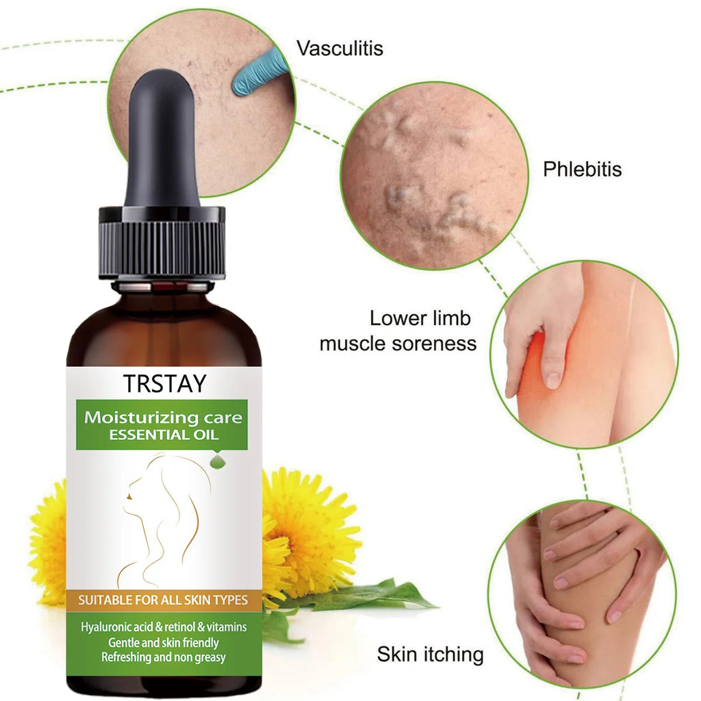 Leg Vein Massage Essential Oil – Moisturizing Foot Care Cream