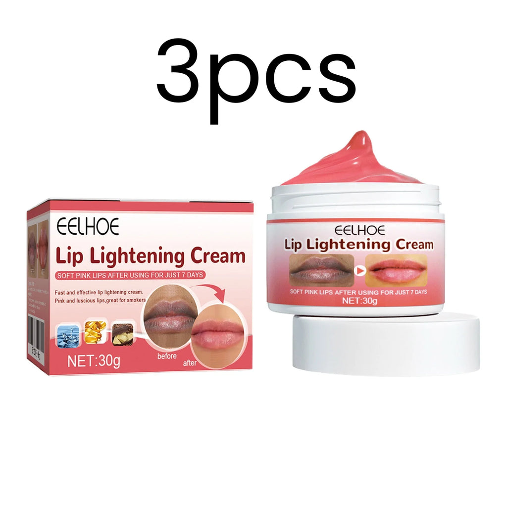 EELHOE Lip Lightening Cream – Hydrating & Brightening Balm Lip Lightening Cream Oasis Select 3pcs