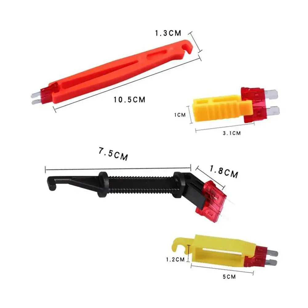4 Pieces Micro Car Fuse Fetch Clips Car Fuse Extractor Fuse Remover Plastic Plier Tweezers Installation Tool Oasis Select
