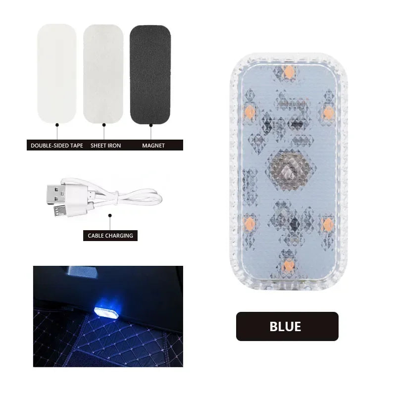 Magnetic LED Touch Light – Wireless Car Interior Reading Lamp