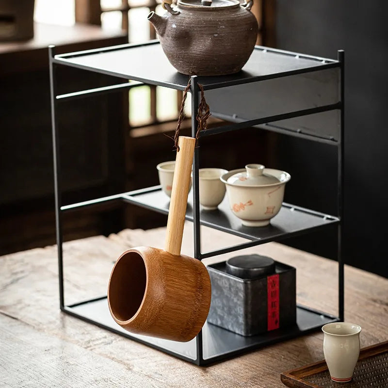 Bamboo Soup Ladle 400ml – Japanese Style Water Scoop Spoon Bamboo Kitchen Ladle Oasis Select
