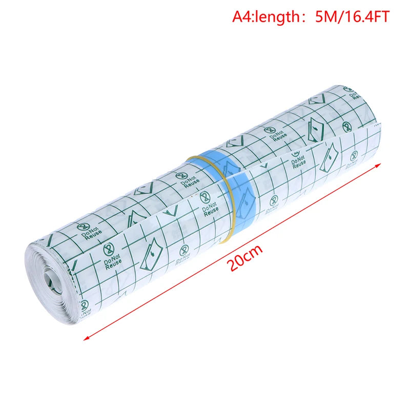 5m Waterproof Protective Tattoo Healing Film For Aftercare Bandage Transparent Skin Tattoo Healing Repair Film Wrap Roll Oasis Select A4