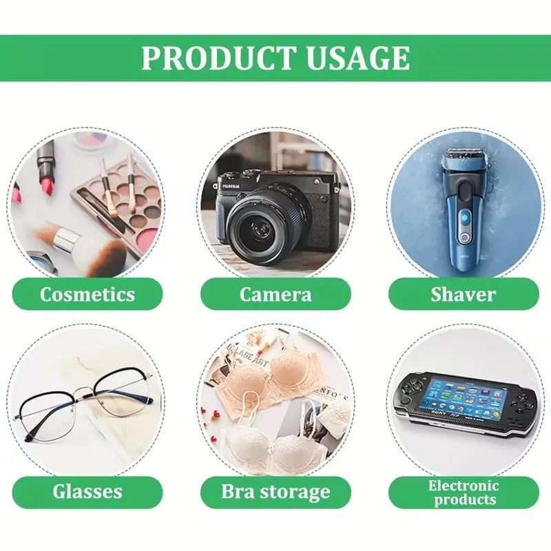 Portable Electronics Organizer Bag for Earphones Charger Cables Hard Drive EVA Hard Shell with Zipper Travel Case Carrying Pouch Oasis Select