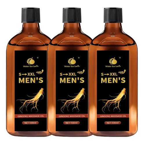 S-XXL +UP Men's Ginseng Massage Oil with Shea Butter - Hydrates & Firms Skin, Boosts Moisture Oasis Select GOLD 100g