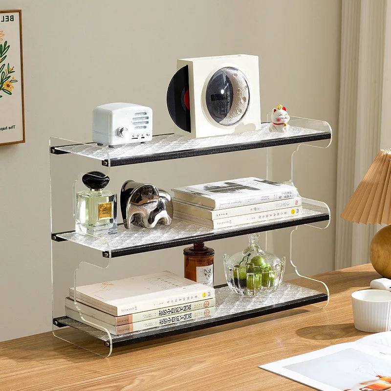 Desktop bookshelf, desktop shelf, desk storage rack, dormitory desk, study table, multi-layer shelf, multi-layer shelf Oasis Select