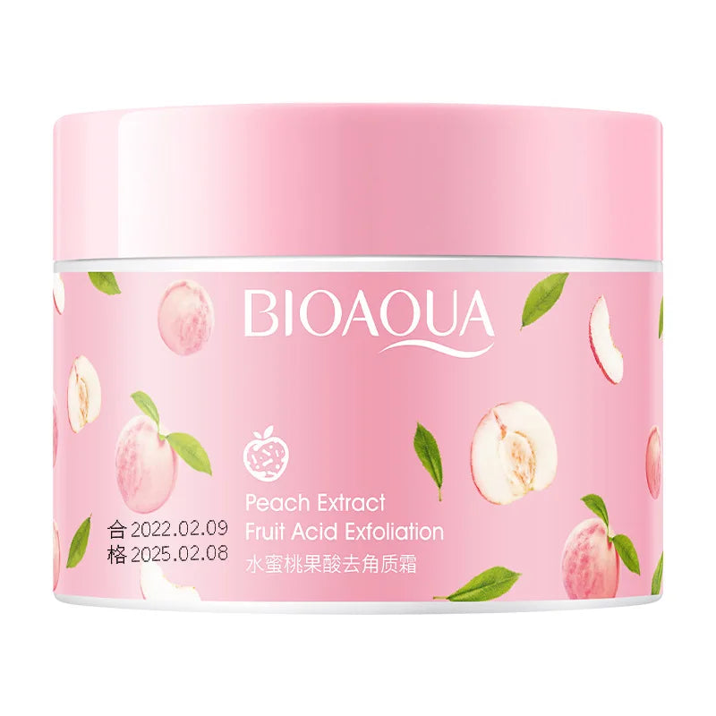 BIOAQUA Honey Peach Face & Body Exfoliating Scrub – 140g Exfoliating Face Scrub Oasis Select