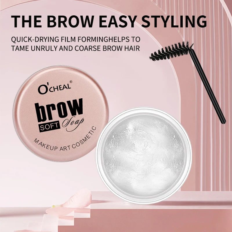 O'CHEAL 3D Feathery Brow Wax Gel – Waterproof Eyebrow Sculpt