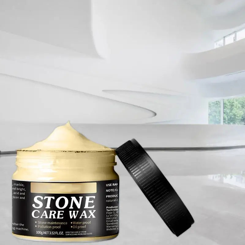 Stone Polishing Wax Instant Natural Polish Tool for Stone Waterproof Portable Polishing Wax Stone Care Products for Remove dirt Oasis Select