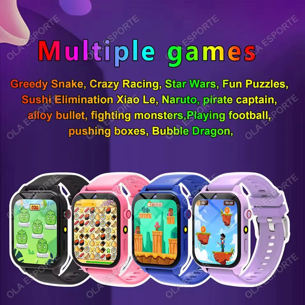 Kids Smart Watch HD Camera 18 Games Sleep Tracker Gift