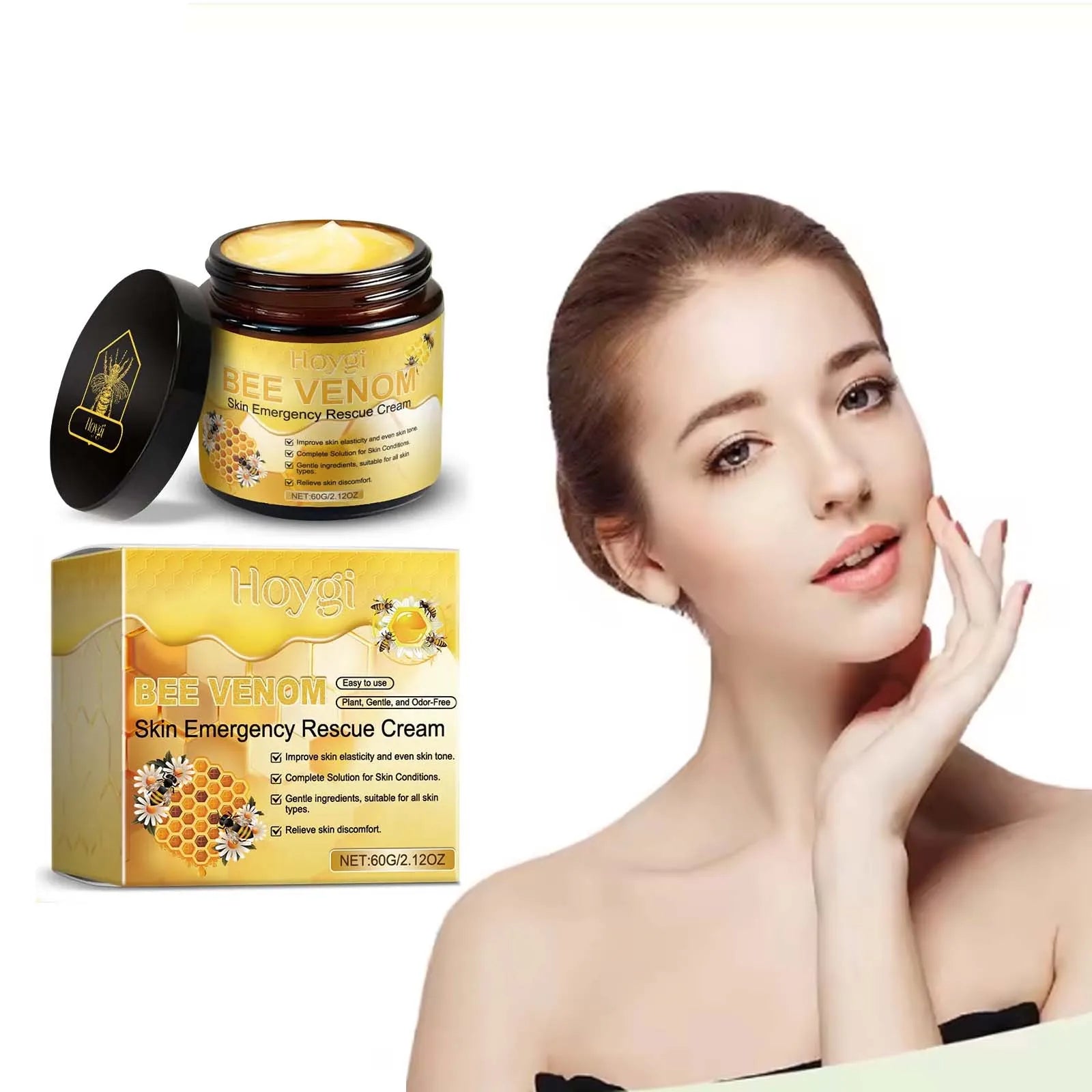 Hoygi Bee Venom Face Cream – Firming, Lifting & Skin Repair Bee Venom Face Cream Oasis Select