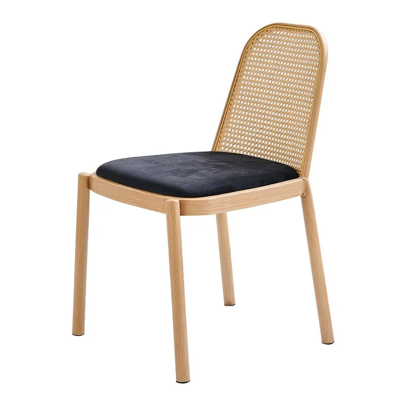 Multi-functional Backrest Chair Balcony Rattan Chair Household Dining Chair Outdoor Chair Homestay Leisure Chair Durable Oasis Select