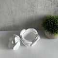 Candle Cup Mold Silicone Plaster Mold Rose Box Mold DIY For Craft Making Gift Giving Artisans Oasis Select White