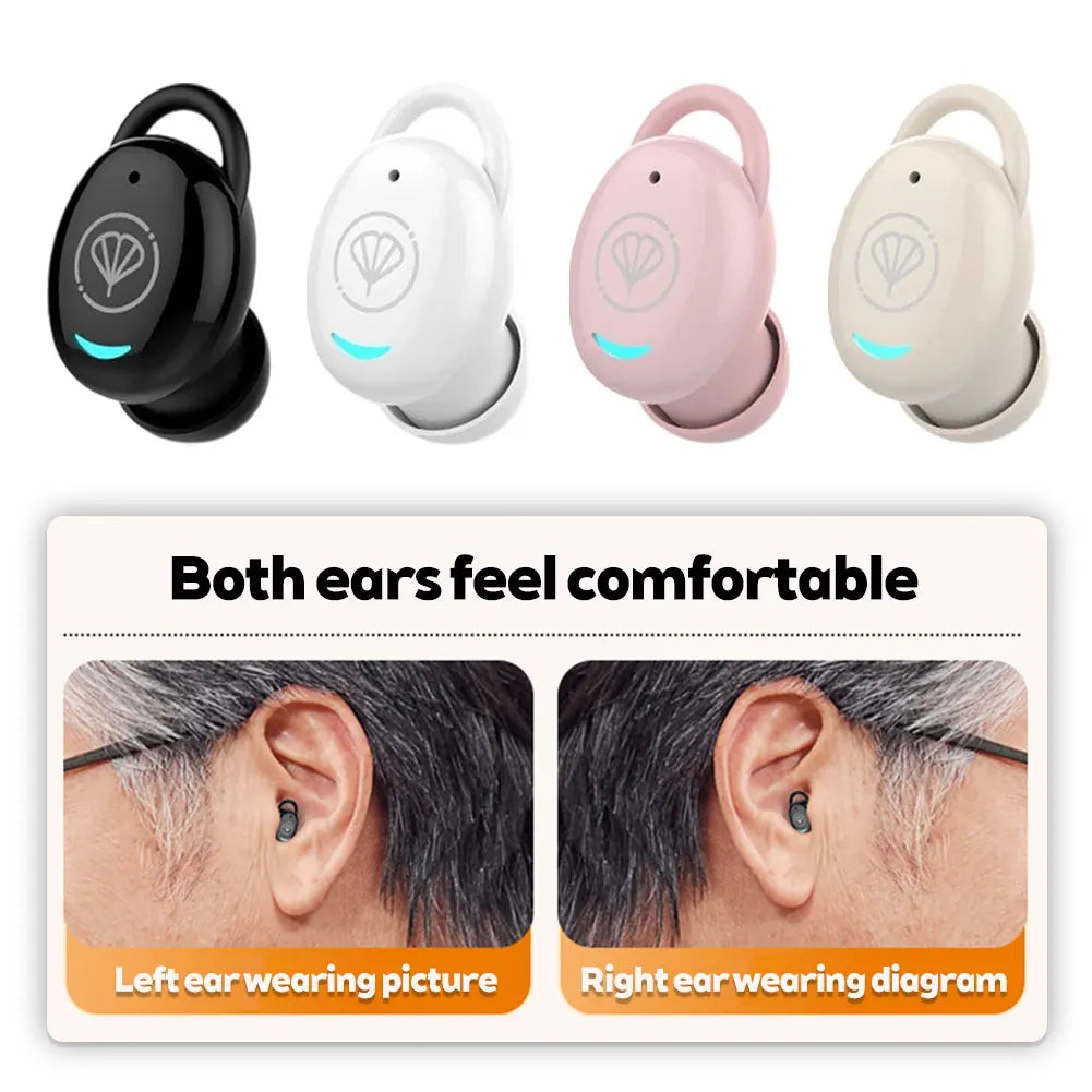 Fanmuran Bluetooth 5.3 Invisible Sound Amplifier Earbuds