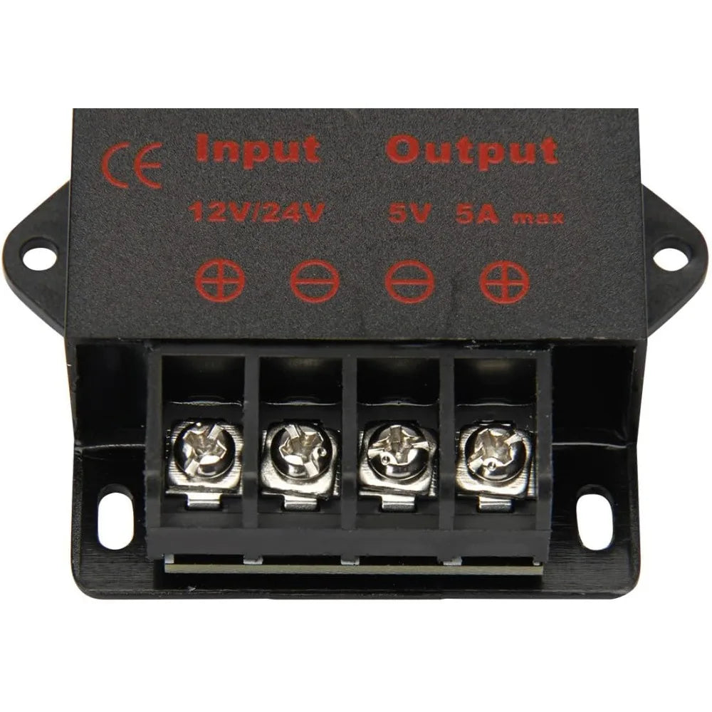 DC To DC 12V 24V To 5V 5A 25W Converter Step Down Regulator Regulated Power Supplies Transformer Converter For Railway Signals Oasis Select