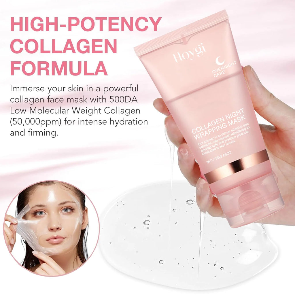 Korean Collagen Peel-Off Overnight Face Mask – 75ml Collagen Peel Mask Oasis Select