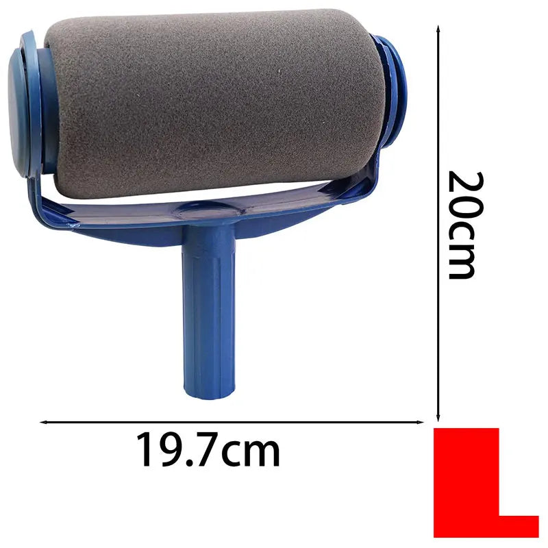 Paint Roller Brush Built in Paint Container Efficient Wall Paintings Tool Foam Roller Leak Proof Home Renovation Paintings Brush Oasis Select L