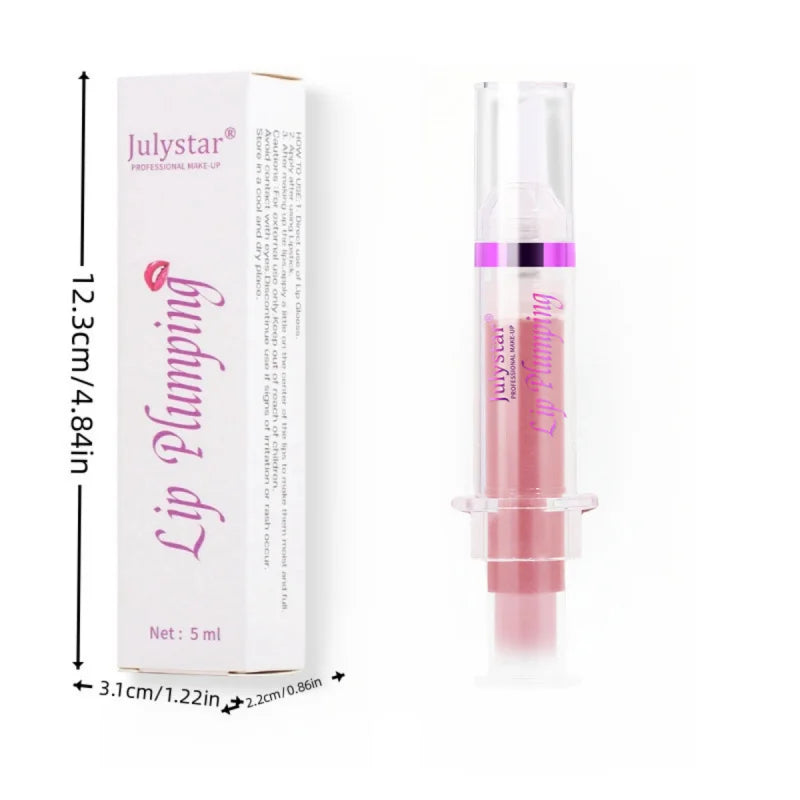 2-Pack Pearlescent Lip Oil Gloss – Glitter Glaze Moisturizer