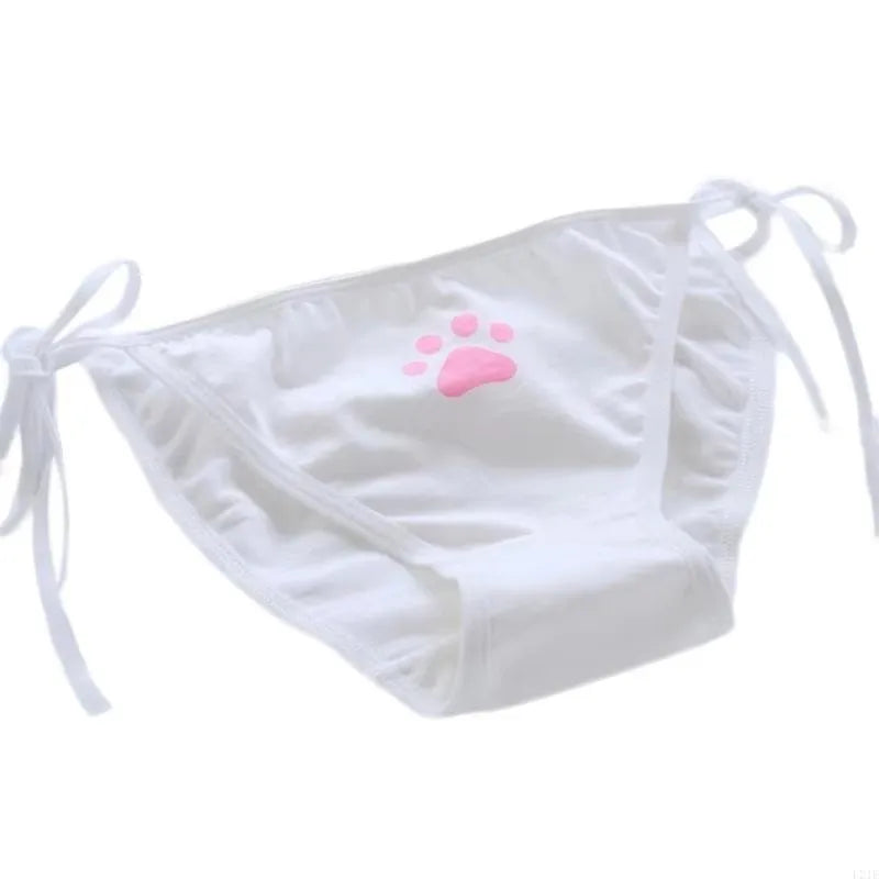 1/3/6pcs Sexy Bandage Lolita Panties Low Waist Lingerie Cute Claw Women's Briefs Low Waist Animation Underwear Oasis Select