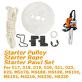1set Recoil Starter Rope Pulley Pawl For Stihl Chainsaws Replacement Accessories For 021 023 025 MS 210 MS 230 MS 250 Garden Oasis Select China Mainland