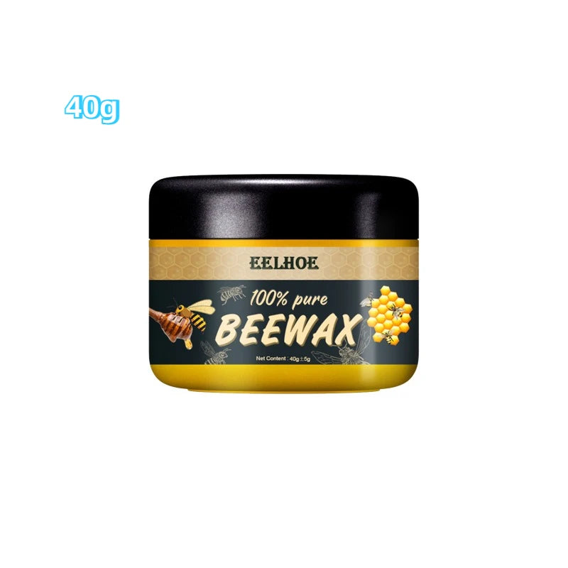 Natural Beeswax Furniture Wood Products Brightening Care Waterproof Wear-resistant Wood Maintenance Wax Anti-cracking Floor Wax Oasis Select 40g