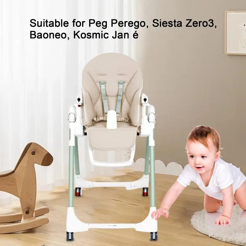 Baby PU Leather Dining Chair Cover Soft Seat Cover Comfortable for PegPerego Siesta Zero3 Baoneo Kosmic Jane Oasis Select