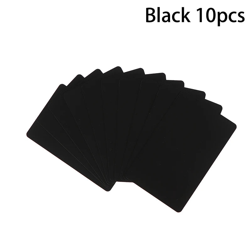 Hot Sale 5/10Pcs NFC215 Black White Cards Rewritable NFC NT-AG215 PVC Cards Blank Easy Convenient Programmable NFC Business Card Oasis Select 10Pcs Black