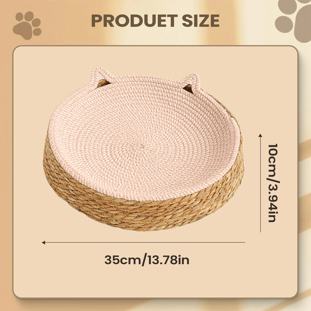 Cat Bed Sofa Cat Scratching Board 2 in 1 Wear-resistant and Scratch-resistant Cat Bed Scratcher Sofa Protector Cats Furniture Oasis Select Light pink 1PC