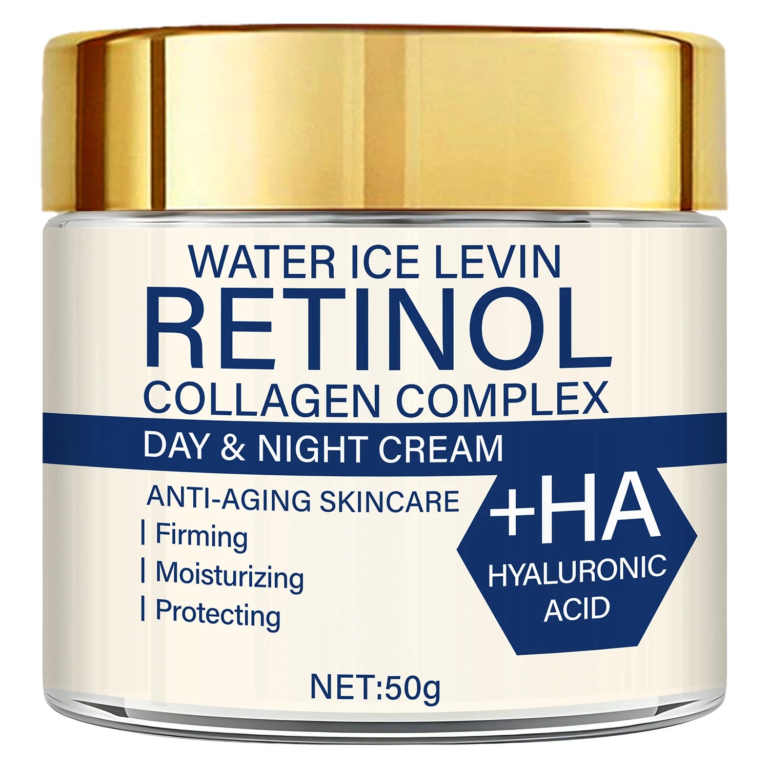 Retinol Collagen Day & Night Cream with HA – Anti-Aging 50g