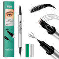2-in-1 Waterproof Eyebrow Pencil & Eyeliner | 4D Microcarving