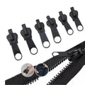 6-Piece Replacement Zipper Sliders – 3 Sizes DIY Bag Repair