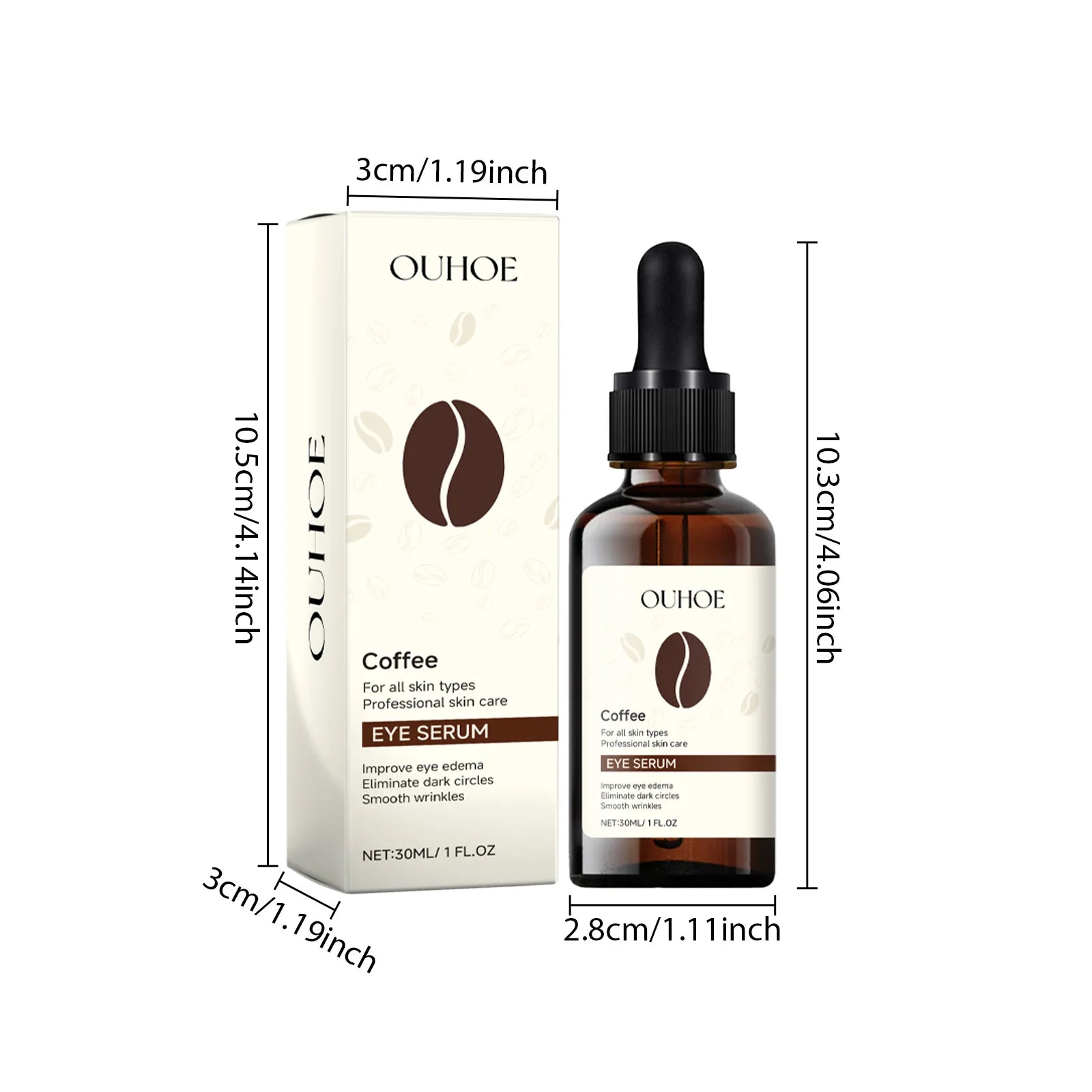 Hoygi Bee Venom Eye Cream – Dark Circles & Firming Eye Cream Oasis Select 30ml CoffeEyeSerum