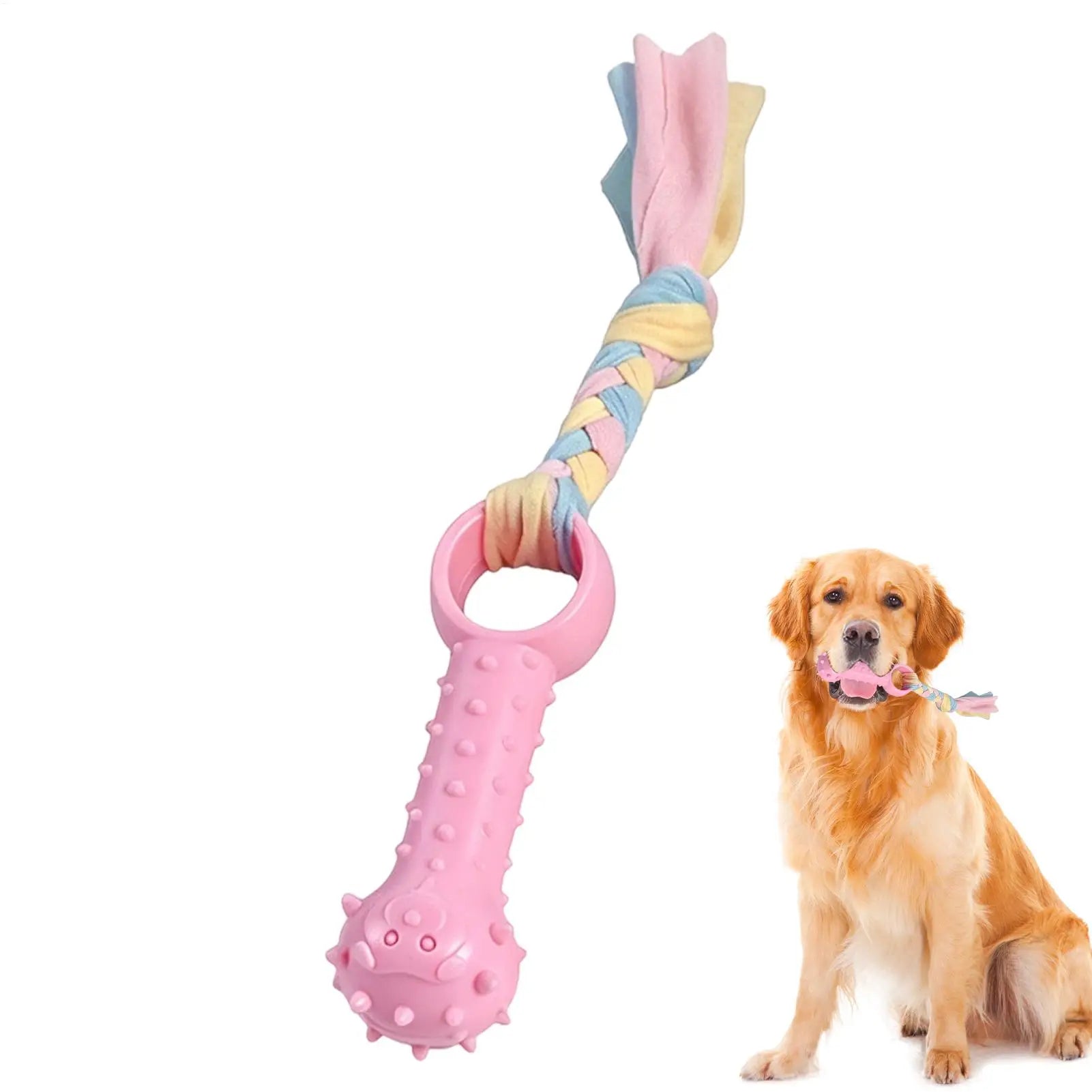 Dog Chew Toys For Cleaning Teeth Soft Rubber Bone Funny Ball Interactive Donut Treat Set For Small Medium Dogs Pet supplies Oasis Select