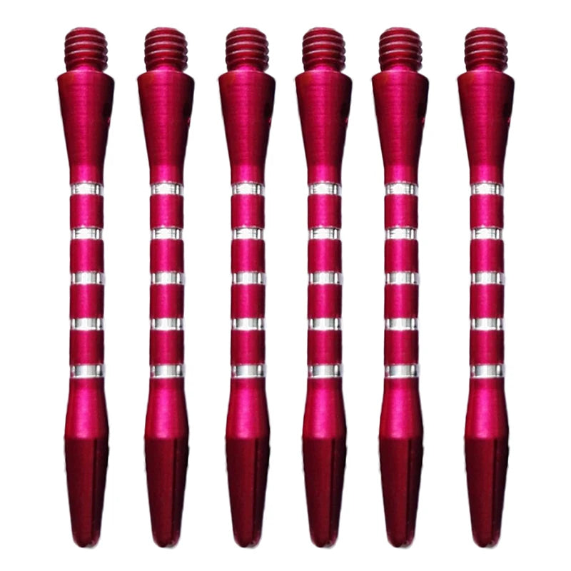6Pcs Aluminum Throwing Darts 53mm Short Five-line Metal Darts Rod Thread Darts Darts Accessories Indoor Darts Sport Oasis Select B
