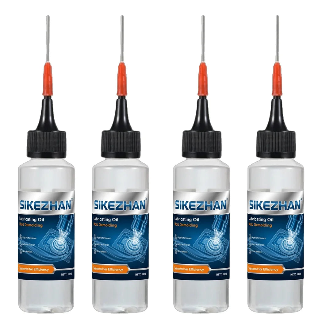Industrial 120ml Mold Release Agent - 250℃ High-Temp Silicone Lubricant, Long-Lasting Anti-Stick for All Metal and Plastic Molds Oasis Select 4PCS-240ml