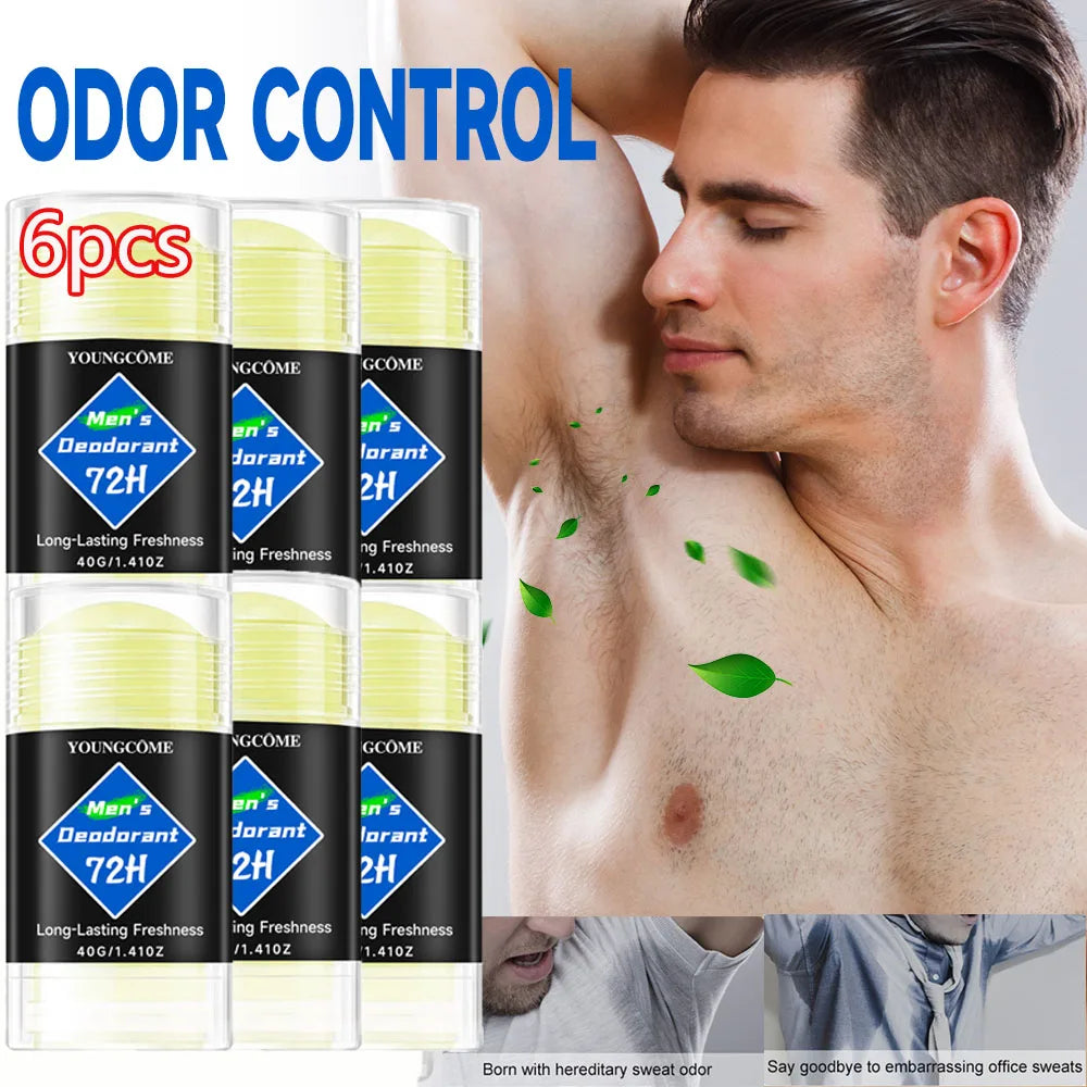 YOUNGCOME Men's Antiperspirant Deodorant Stick 40g – 1 or 6 Pack Antiperspirant Deodorant Oasis Select