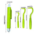 Tick Removal Tool Small Portable Reusable Tweezers Tick Removal Tool Kit for Dogs for Cattle Sheep Horse Cat Outdoor Home Daily Oasis Select Green