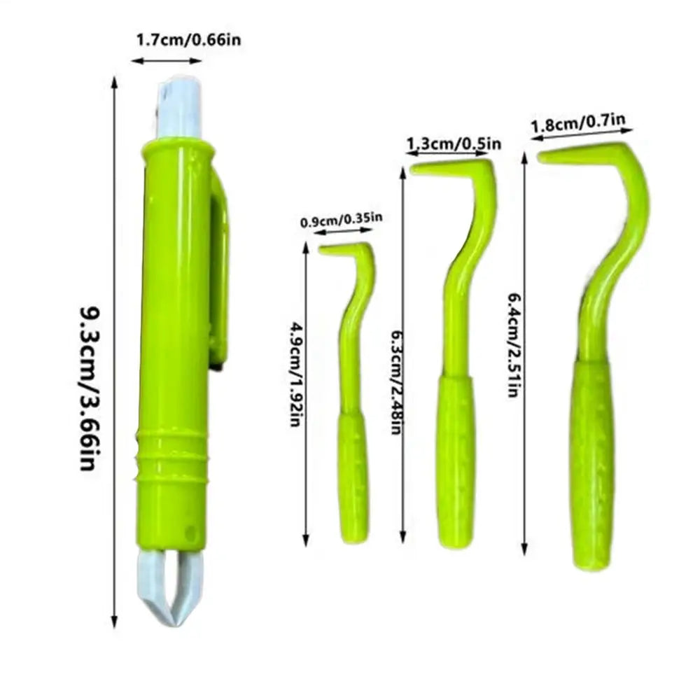 Tick Removal Tool Small Portable Reusable Tweezers Tick Removal Tool Kit for Dogs for Cattle Sheep Horse Cat Outdoor Home Daily Oasis Select Green