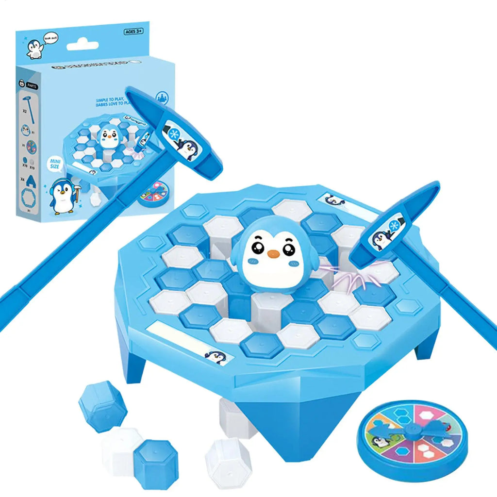 Save Penguin Knocking Ice Toy Ice Breaker Knocking And Disassembling Wall Board Game Novelty family Game Interactive Toy Oasis Select