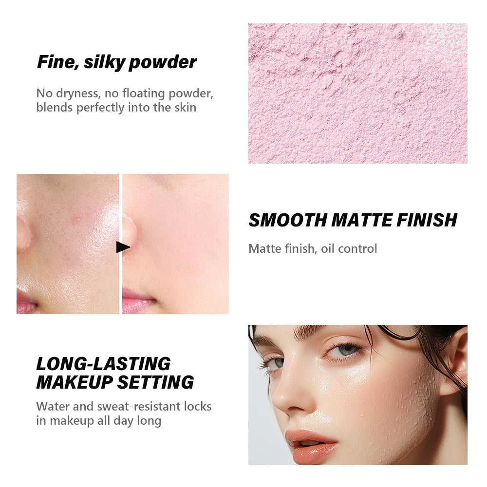 Lakerain Loose Baking & Setting Powder – Matte Oil Control
