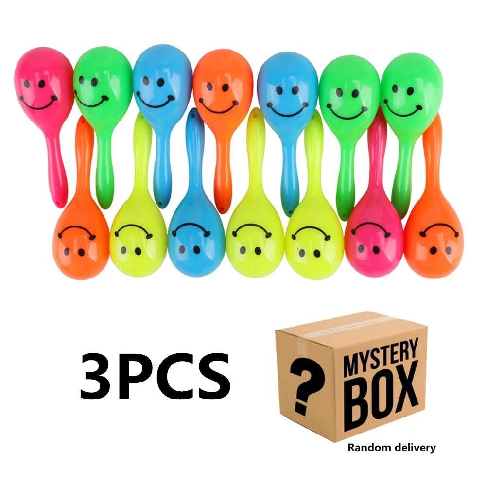 3pcs Bird Toys Parrot Rattle Bell Sand Hammer Maracas Bird Bite Wisdom Interactive Training Toy Pet Bird Toys Color Random Oasis Select 3PCS Random color
