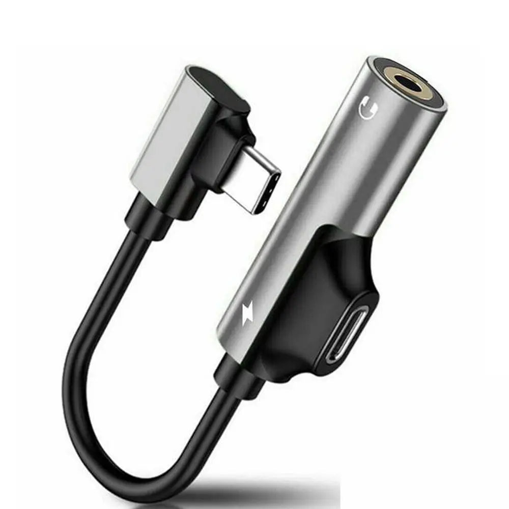 Cables Type C Adapter Usb-C Headphone Adapter Audio Cable Audio Adapter Type C Audio Splitter Type C To 3.5mm Jack Aux Cable Oasis Select silver